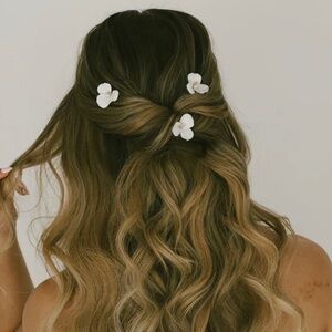 Ceramic Weddings Hair Floral Hair Pins Jay and Kay Firenze and Capri